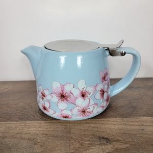🆕️Alfred Cherry Blossom Ceramic and Stainless Steel Teapot